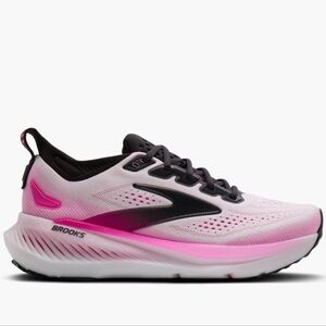 BROOKS GLYCERIN 23 | WOMEN'S | COLOR: WHITE-PHANTOM-CYBER PINK | WIDTH MEDIUM B